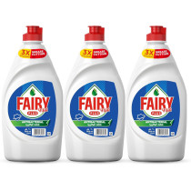 Fairy Plus Antibacterial Dishwashing Liquid Soap With Alternative Power To Bleach, Pack Of 3, 600 Ml Each
