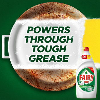 Fairy Plus Original Dishwashing Liquid Soap With Alternative Power To Bleach, Pack Of 2, 600 Ml Each