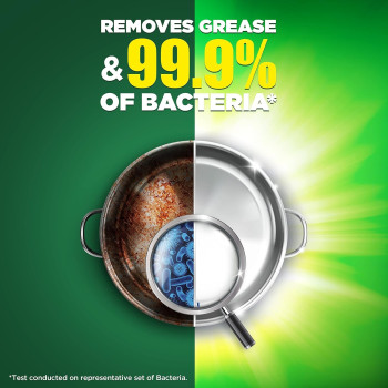 Fairy Plus Lemon Dishwashing Liquid Soap With Alternative Power To Bleach, Pack Of 3, 600 Ml Each