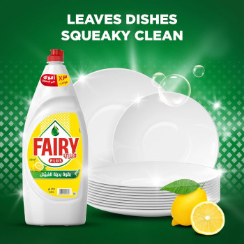 Fairy Plus Lemon Dishwashing Liquid Soap, Mega Box, Pack Of 6, 600Ml Each