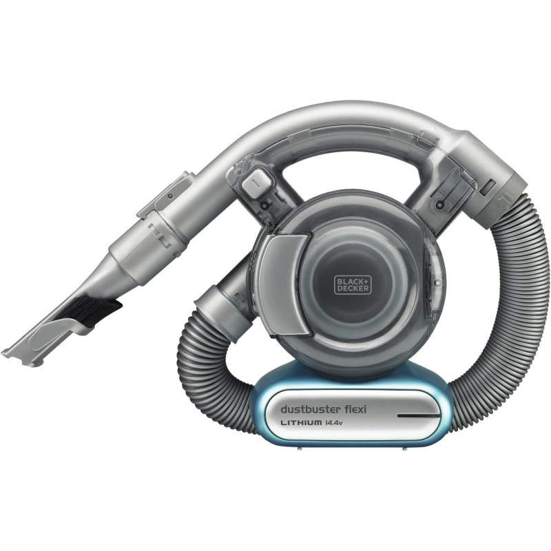 Black+Decker 14.4V Lithium Flexi Auto Dustbuster Car Vacuum With Pet Tool, Blue/Grey, PD1420LP-GB, 1 Year Warranty