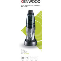 Kenwood Cordless Vacuum Cleaner, Cordless Handheld, 14.8V Lithium Battery, 500ML Dust Capacity, 120ML Liquid Capacity, Crevice Tools, Brush Nozzle, Squeege, Black/Grey, â€ŽOWHVP19.000SI, 1 Year Warranty