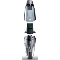 Kenwood Cordless Vacuum Cleaner, Cordless Handheld, 14.8V Lithium Battery, 500ML Dust Capacity, 120ML Liquid Capacity, Crevice Tools, Brush Nozzle, Squeege, Black/Grey, â€ŽOWHVP19.000SI, 1 Year Warranty