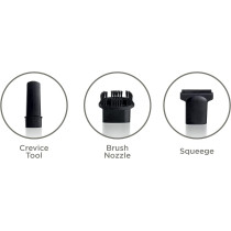 Kenwood Cordless Vacuum Cleaner, Cordless Handheld, 14.8V Lithium Battery, 500ML Dust Capacity, 120ML Liquid Capacity, Crevice Tools, Brush Nozzle, Squeege, Black/Grey, â€ŽOWHVP19.000SI, 1 Year Warranty