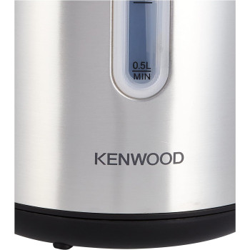 Kenwood Stainless Steel 1.7L Cordless Electric Kettle 2200W With Auto Shut-Off And Removable Mesh Filter, Silver/Black, ZJM01.A0BK, 1 Year Warranty