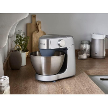 Kenwood Stand Mixer Food Processor Kitchen Machine Prospero Plus 1000W With 4.3L SS Bowl, K-Beater, Whisk, Dough Hook, Glass Blender, Meat Grinder, Food Processor, Juicer, Multi Mill, Silver, KHC29.W0SI, 1 Year Warranty
