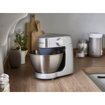 Kenwood Stand Mixer Food Processor Kitchen Machine Prospero Plus 1000W With 4.3L SS Bowl, K-Beater, Whisk, Dough Hook, Glass Blender, Meat Grinder, Food Processor, Juicer, Multi Mill, Silver, KHC29.W0SI, 1 Year Warranty