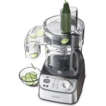 Kenwood Food Processor 1000W With Blender, Grinder Mill, Dual Metal Whisk, Dough Maker, Citrus Juicer, Express Serve/Salad Kitchen Scale/Weighing Tray, Silver, â€ŽFDM71.690SS, 1 Year Warranty