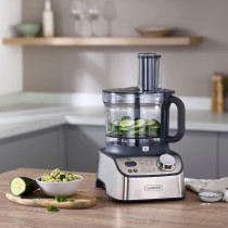 Kenwood Food Processor 1000W With Blender, Grinder Mill, Dual Metal Whisk, Dough Maker, Citrus Juicer, Express Serve/Salad Kitchen Scale/Weighing Tray, Silver, â€ŽFDM71.690SS, 1 Year Warranty