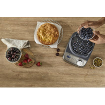 Kenwood Food Processor 1000W With Blender, Grinder Mill, Dual Metal Whisk, Dough Maker, Citrus Juicer, Express Serve/Salad Kitchen Scale/Weighing Tray, Silver, â€ŽFDM71.690SS, 1 Year Warranty