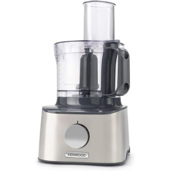 Kenwood Food Processor 800W Multi-Functional With 3 Stainless Steel Disks, Blender, Dual Metal Whisk, Dough Maker, Citrus Juicer, Silver, â€ŽFDM301SS, 1 Year Warranty