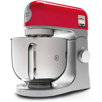 Kenwood Stand Mixer Premium Kitchen Machine Kmix 1000W With 5L Stainless Steel Bowl, K-Beater, Whisk, Dough Hook, Splashguard, Spatula, Unique Fold Function, Smart Speed Control, Red/Silver, KMX750RD, 1 Year Warranty