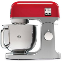Kenwood Stand Mixer Premium Kitchen Machine Kmix 1000W With 5L Stainless Steel Bowl, K-Beater, Whisk, Dough Hook, Splashguard, Spatula, Unique Fold Function, Smart Speed Control, Red/Silver, KMX750RD, 1 Year Warranty