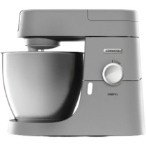 Kenwood Stand Mixer Kitchen Machine Metal Body Chef XL 1200W With 6.7L Stainless Steel Bowl, K-Beater, Whisk, Dough Hook, Blender, Silver, KVL4110S, 1 Year Warranty