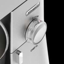 Kenwood Stand Mixer Kitchen Machine Metal Body Chef XL 1200W With 6.7L Stainless Steel Bowl, K-Beater, Whisk, Dough Hook, Blender, Silver, KVL4110S, 1 Year Warranty