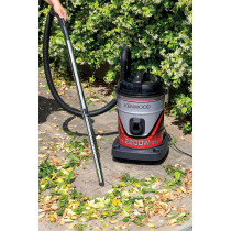 Kenwood Drum Vacuum Cleaner 2200W 25L Tank Vacuum Cleaner With 8M Extra Long Power Cord, Removable And Washable Filter, Multi Surface For Home And Office, Black/Red, VDM60.000BR, 1 Year Warranty