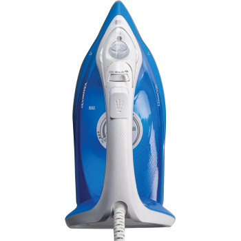 Kenwood Steam Iron 2200W With Ceramic Soleplate, Anti-Drip, Anti-Calc, Self Clean, Continuous Steam, Burst, Spray Function, White/Blue, STP60.000WB, 1 Year Warranty