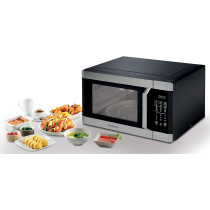 Kenwood 42L Microwave Oven With Grill, Digital Display, 5 Power Levels, Defrost Function, Stainless Steel, Auto Menu, 99 Minutes Timer, Clock Function 1100W, Black/Silver, â€ŽMWM42.000BK, 1 Year Warranty