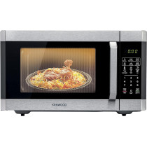 Kenwood 42L Microwave Oven With Grill, Digital Display, 5 Power Levels, Defrost Function, Stainless Steel, Auto Menu, 99 Minutes Timer, Clock Function 1100W, Black/Silver, â€ŽMWM42.000BK, 1 Year Warranty