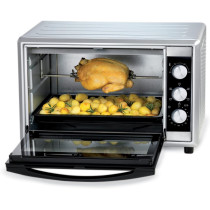 Kenwood 45L Toaster Oven - Oven Toaster Grill Large Capacity Double Glass Door Multifunctional With Rotisserie And Convection Function For Grilling, Toasting, Broiling, Baking, Defrosting, Silver, MOM45, 1 Year Warranty