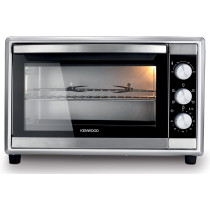 Kenwood 45L Toaster Oven - Oven Toaster Grill Large Capacity Double Glass Door Multifunctional With Rotisserie And Convection Function For Grilling, Toasting, Broiling, Baking, Defrosting, Silver, MOM45, 1 Year Warranty