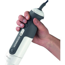 Kenwood Hand Blender 800W With 500Ml Chopper, 750Ml Beaker, Whisk, Puree/Masher, Soup XL, Stainless Steel Wand, Triblade Technology, White/Grey, HDP406WH, 1 Year Warranty