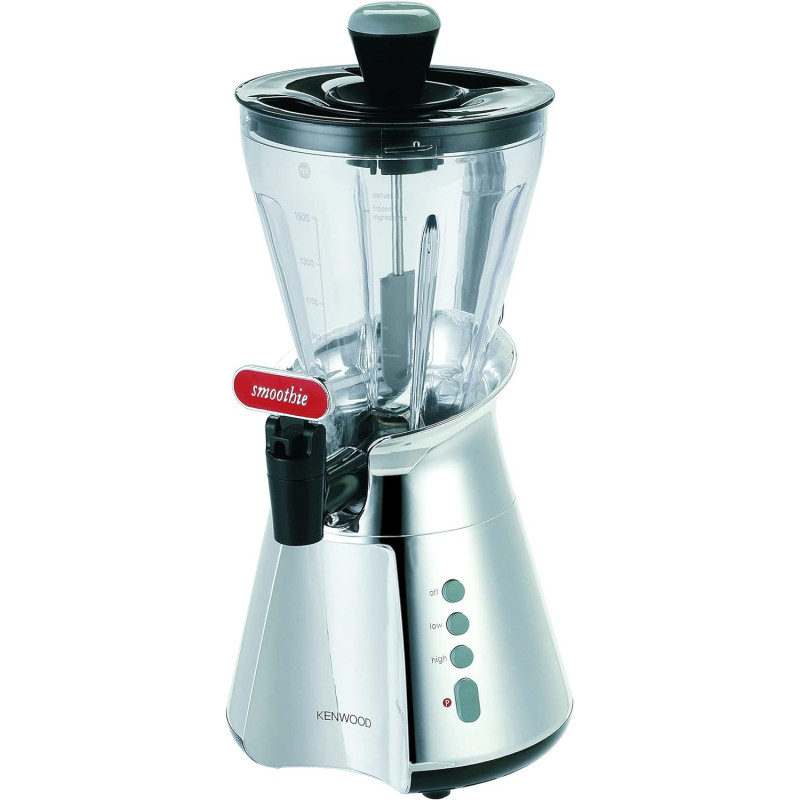 Kenwood Smoothie Blender 500W Blender/Smoothie Maker 1.5L High-Speed Professional For Making Smoothie, Crushing Ice, Low And Control, Silver, ‎0WSB266001, 1 Year Warranty