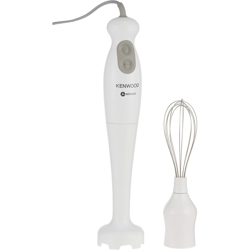 Kenwood Portable True Triblade Hand Blender, White, HB683, 1 Year Warranty