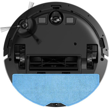 Hitachi Robot Wet And Dry Vacuum Cleaner With Wifi Control, 2700Pa Strong Suction Power, Laser-Based Lidar Navigation, Multi-Floor Mapping, Stair Safety, Black/White, RVX15N, 1 Year Warranty