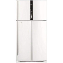 Hitachi 990L Gross Top Mount Double Door Premium Refrigerator, 2 Doors Fridge, Dual Fan Cooling, Led Control Panel, Twist Ice Tray, White, RV990PUK1KTWH, 1 Year Warranty