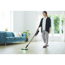 Hitachi Powerful And Lightweight Cordless Stick Vacuum Cleaner, 18V, Smart Head With Green LED Technology And Tangle Free Brush, Upright Extension Pipe Strong Suction, Champagne Gold, PVXL2K, 1 Year Warranty