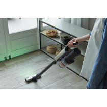 Hitachi Powerful And Lightweight Cordless Stick Vacuum Cleaner, 18V, Smart Head With Green LED Technology And Tangle Free Brush, Upright Extension Pipe Strong Suction, Champagne Gold, PVXL2K, 1 Year Warranty