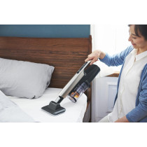 Hitachi Powerful And Lightweight Cordless Stick Vacuum Cleaner, 18V, Smart Head With Green LED Technology And Tangle Free Brush, Upright Extension Pipe Strong Suction, Champagne Gold, PVXL2K, 1 Year Warranty