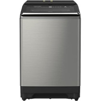 Hitachi Premium 22kg Top Load Washing Machine, Dual Jet, 16 Programs Fully Automatic Washer With Detergent And Fabric Softener Auto Dosing System, Abaya Wash Program Powered Inverter, Grey/Black, SFP220ZFVAD3CGXSS, 1 Year Warranty