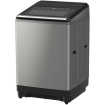 Hitachi Premium 25kg Top Load Washing Machine, Dual Jet, 16 Programs Fully Automatic Washer With Abaya Wash Program, Powered Inverter, Auto Self Clean, Easy Touch Control, Restart , Silver, SFP250ZFV3CGXSS, 1 Year Warranty