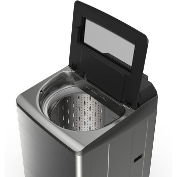 Hitachi Premium 25kg Top Load Washing Machine, Dual Jet, 16 Programs Fully Automatic Washer With Detergent And Fabric Softener Auto Dosing System, Abaya Wash Program Powered Inverter, Black/Grey, SFP250ZFVAD3CGXSS, 1 Year Warranty