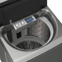 Hitachi Premium 25kg Top Load Washing Machine, Dual Jet, 16 Programs Fully Automatic Washer With Detergent And Fabric Softener Auto Dosing System, Abaya Wash Program Powered Inverter, Black/Grey, SFP250ZFVAD3CGXSS, 1 Year Warranty