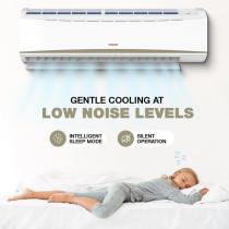 Nikai Split Air Conditioner 3 Ton, Energy Saving, Efficient Cooling With T3 Tropical Piston Compressor, AC 36000 BTU, Auto Restart, Best For Home, Room, Office And Shops, White, NSAC36138E22, 1 Year Warranty