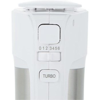 Nikai 200 Watts Stainless Steel Hand Mixer, White, NH787T1, 1 Year Warranty