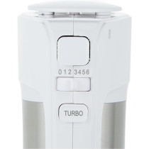 Nikai 200 Watts Stainless Steel Hand Mixer, White, NH787T1, 1 Year Warranty