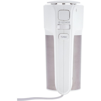 Nikai 200 Watts Stainless Steel Hand Mixer, White, NH787T1, 1 Year Warranty