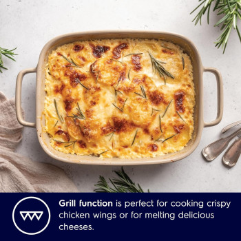 Electrolux 90 x 60 Cm Freestanding Cooker, Full Gas Cooking Range With 5 Burners, Cast Iron Pan Support, Oven With Fan, One Hand Automatic Ignition And Thermocouple Safety, Stainless Steel, Black/Silver, EKG9000A4X, 1 Year Warranty