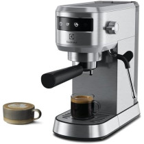 Electrolux Pump Espresso Coffee Machine With Touch Screen Control, Thermoblock Heating System, 15 Bar Pressure, 2-In-1 Filter, Coffee Maker With Milk Frother For Cappuccino And Latte, Silver, E5EC1-50ST, 1 Year Warranty