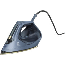 Electrolux Steam Iron 2500W Max Power, Portable Clothing Iron, Ceramic Soleplate, Auto Shut Off, Denim Blue Metallic, E8SI1-82BM, 1 Year Warranty