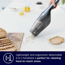 Electrolux 2 In 1 Cordless Handheld Stick Vacuum Cleaner With Powerful Suction, LED Headlight, Double Filtration, Self-Standing Upright Lightweight Vacuum, Best For Home, Blue, ZB3513DB, 1 Year Warranty