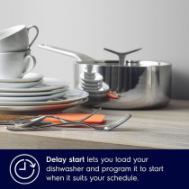 Electrolux Freestanding Dishwasher 60 Cm, 13 Place Settings, 6 Programs, Inverter Motor, Fully Automatic With Advanced Airdry Technology, Sensor Control, Low Noise Level, White, ESF5542LOW, 1 Year Warranty