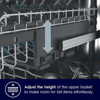 Electrolux Freestanding Dishwasher 60 Cm, 13 Place Settings, 6 Programs, Inverter Motor, Fully Automatic With Advanced Airdry Technology, Sensor Control, Low Noise Level, White, ESF5542LOW, 1 Year Warranty