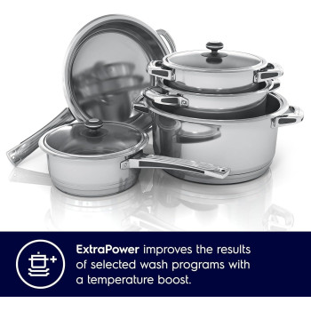 Electrolux Freestanding Dishwasher 60 Cm, 13 Place Settings, 6 Programs, Inverter Motor, Fully Automatic With Advanced Airdry Technology, Sensor Control, Low Noise Level, White, ESF5542LOW, 1 Year Warranty