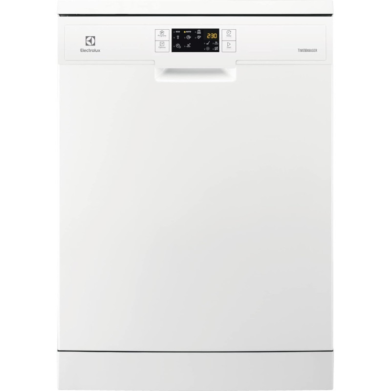 Electrolux Freestanding Dishwasher 60 Cm, 13 Place Settings, 6 Programs, Inverter Motor, Fully Automatic With Advanced Airdry Technology, Sensor Control, Low Noise Level, White, ESF5542LOW, 1 Year Warranty
