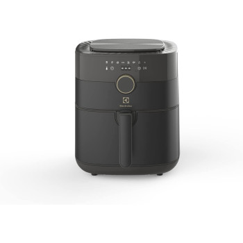 Electrolux 5L Air Fryer With Timer And Temperature Control For Frying Without Oil, Roasting, Grilling And Baking, Rapid Hot Air Technology, Dishwasher Safe Detachable Basket For Easy Cleaning, Black, E6AF1-520K, 1 Year Warranty